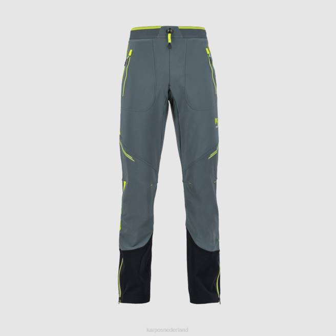 hijgen| Karpos Heren alagna plus evo broek donker leisteen/limoengroen HD6V472