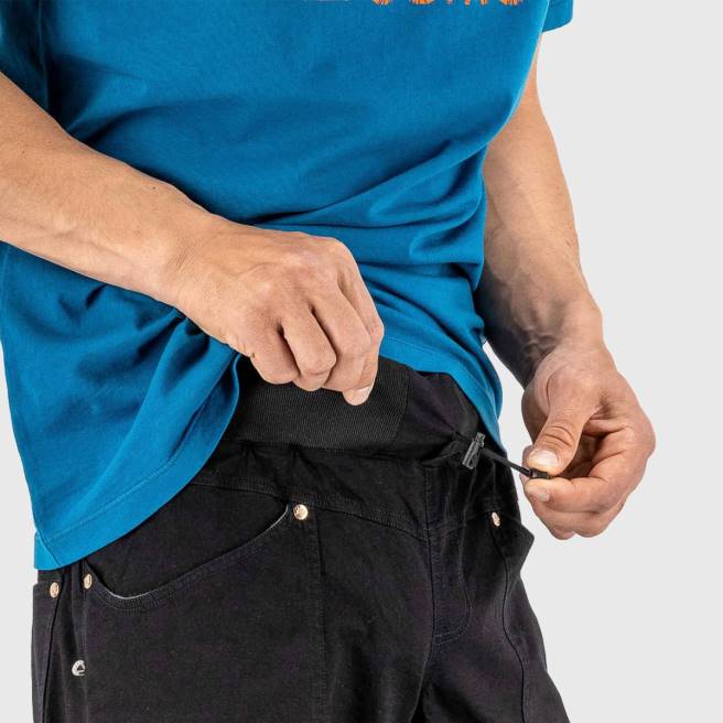hijgen| Karpos Heren castegner lichte jeansbroek zwart HD6V557