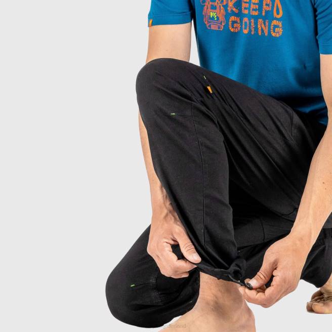 hijgen| Karpos Heren castegner lichte jeansbroek zwart HD6V557