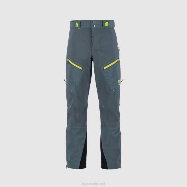 hijgen| Karpos Heren marmolada broek donker leisteen/limoengroen HD6V466