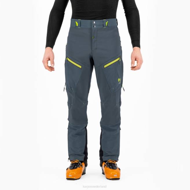 hijgen| Karpos Heren marmolada broek donker leisteen/limoengroen HD6V466