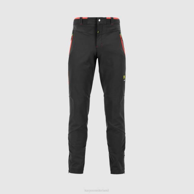 hijgen| Karpos Heren pieten broek zwart/grenadine HD6V519