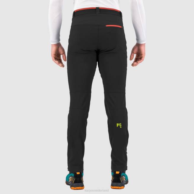 hijgen| Karpos Heren pieten broek zwart/grenadine HD6V519