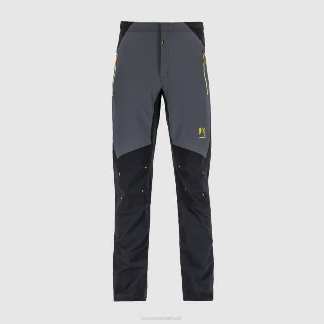 hijgen| Karpos Heren wall evo broek zwart/ombre blauw/jasmijngroen HD6V510