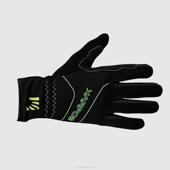 handschoen| Karpos Heren Alagna handschoen zwart/groen fluo HD6V883