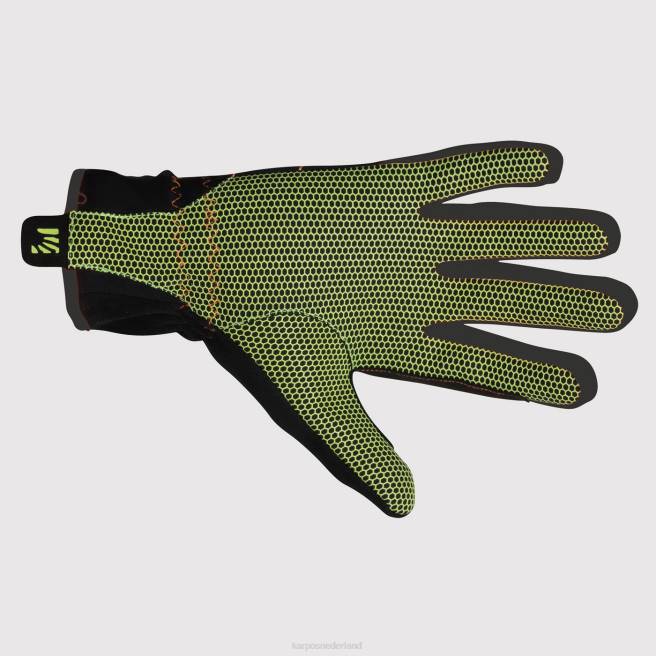 handschoen| Karpos Heren Alagna handschoen zwart/groen fluo HD6V883
