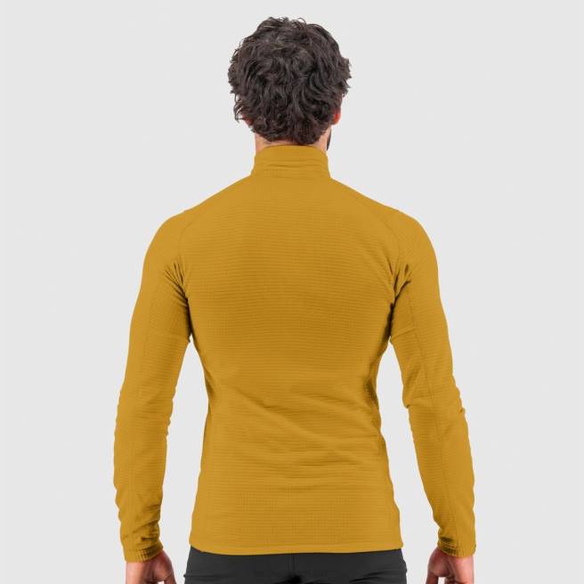 capuchon| Karpos Heren Croda lichte halve ritssluiting gouden vlok HD6V278