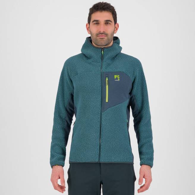 capuchon| Karpos Heren Fleecehoodie uit de jaren 80 balsem/bos HD6V169
