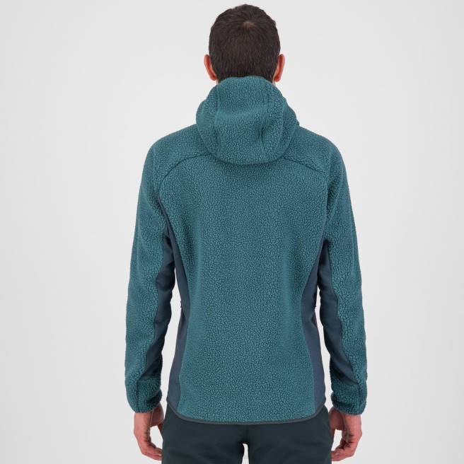 capuchon| Karpos Heren Fleecehoodie uit de jaren 80 balsem/bos HD6V169