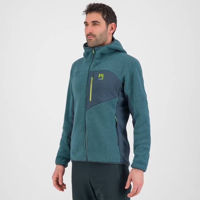 capuchon| Karpos Heren Fleecehoodie uit de jaren 80 balsem/bos HD6V169
