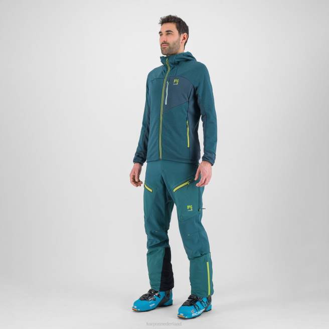 capuchon| Karpos Heren mezzodi hoodiefleece balsem/bos HD6V204