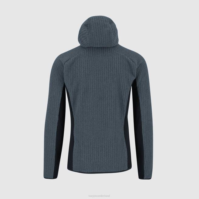 capuchon| Karpos Heren rochetta fleecevest met capuchon donker leisteen/zwart HD6V231