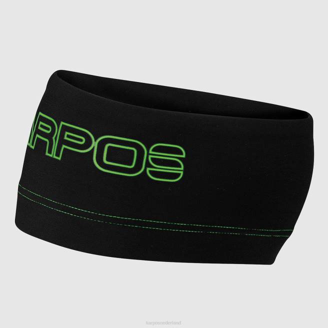 hoofddeksel| Karpos Heren alagna hoofdband zwart groen fluo HD6V773