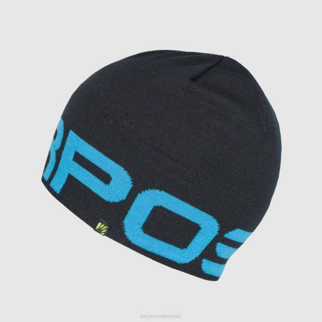 hoofddeksel| Karpos Heren larin dop zwart/blauw atol HD6V715