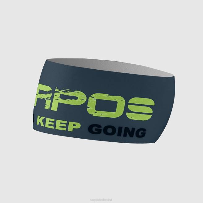 hoofddeksel| Karpos Heren pelmetto hoofdband middernacht/groene flits/zwart HD6V865