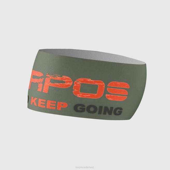 hoofddeksel| Karpos Heren pelmetto hoofdband tijm/pittige sinaasappel/zwart zand HD6V861
