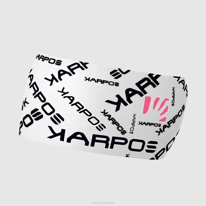 hoofddeksel| Karpos Heren pelmo hoofdband wit Zwart HD6V824