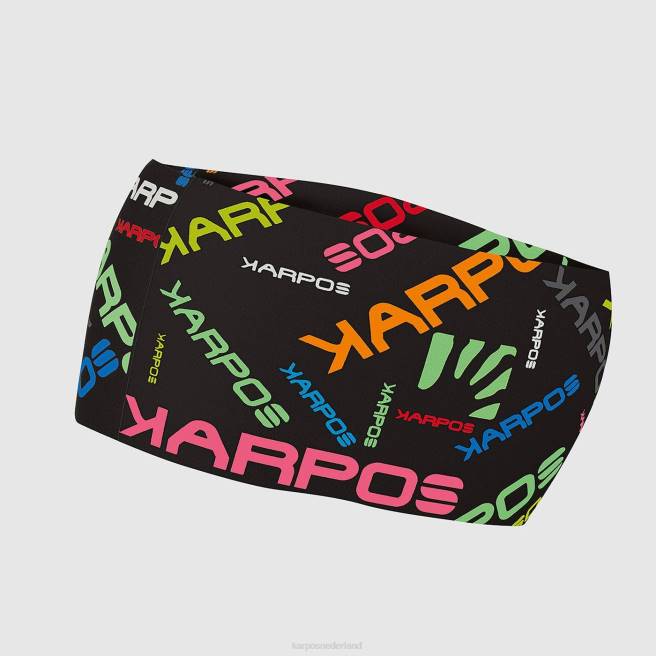 hoofddeksel| Karpos Heren pelmo hoofdband zwart veelkleurig HD6V823