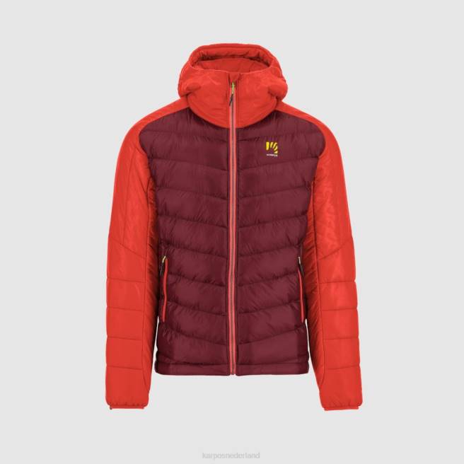 jas| Karpos Heren Focobon-jas fietsen rood/grenadine HD6V38
