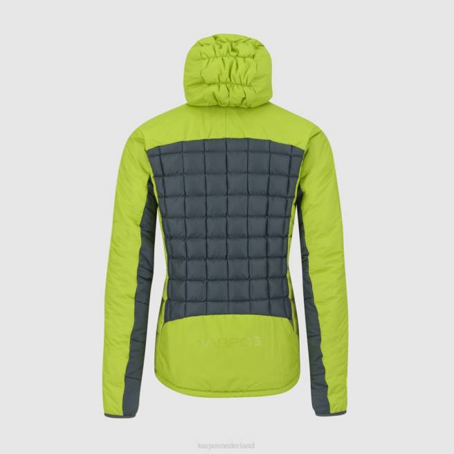 jas| Karpos Heren Lastei active plus jas donker leisteen/limoengroen HD6V70