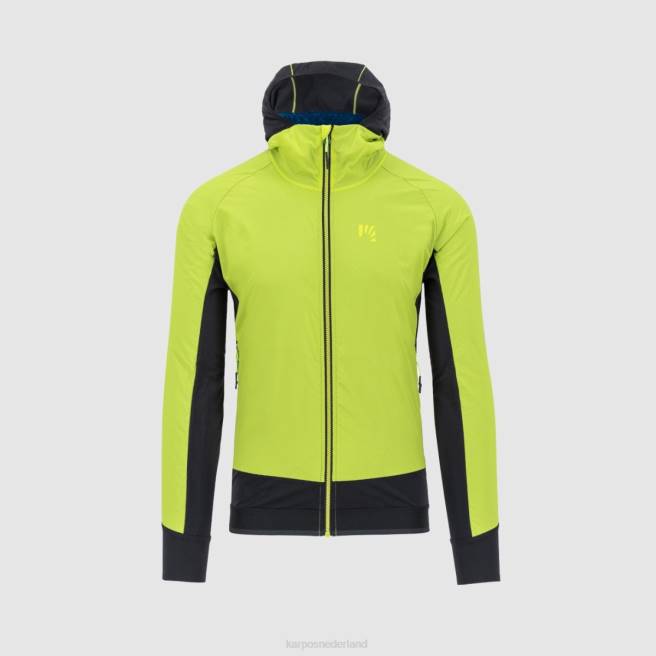 jas| Karpos Heren Lavaredo winterjas limoengroen/zwart HD6V144