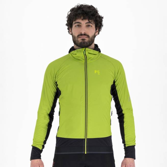 jas| Karpos Heren Lavaredo winterjas limoengroen/zwart HD6V144
