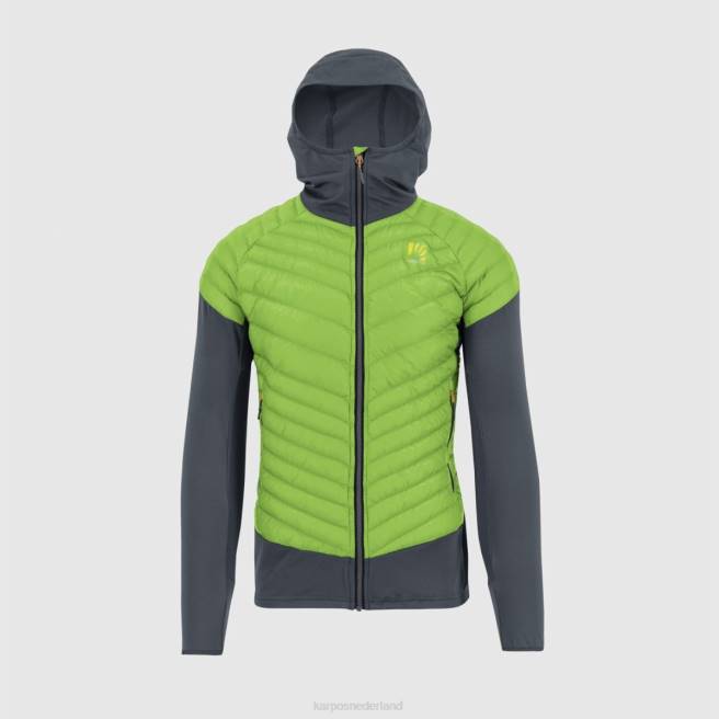 jas| Karpos Heren Sass de Mura-jas jasmijngroen/ombre blauw HD6V106
