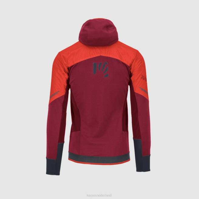 jas| Karpos Heren alagna plus evo-jas grenadine/fietsrood HD6V88