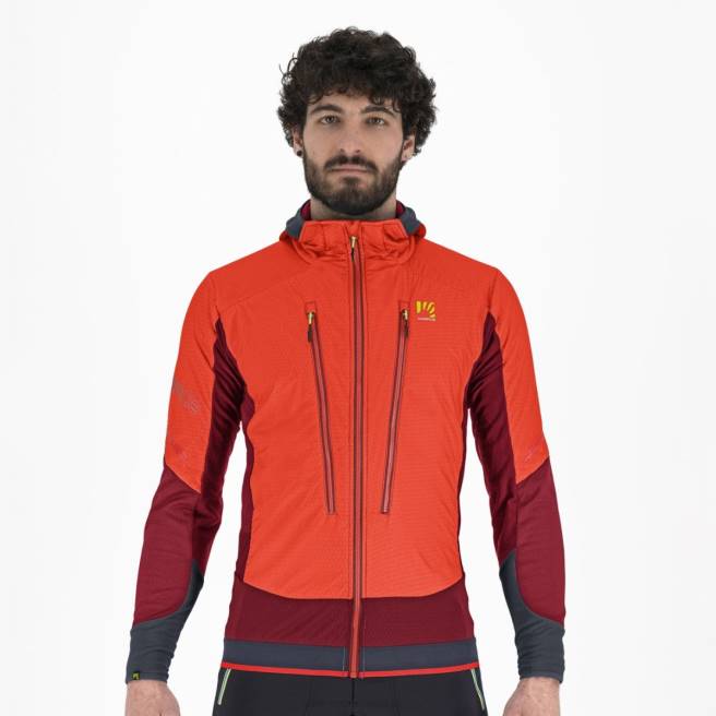 jas| Karpos Heren alagna plus evo-jas grenadine/fietsrood HD6V88