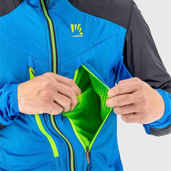 jas| Karpos Heren k-performance hybride jas indigo geb./zwart HD6V63
