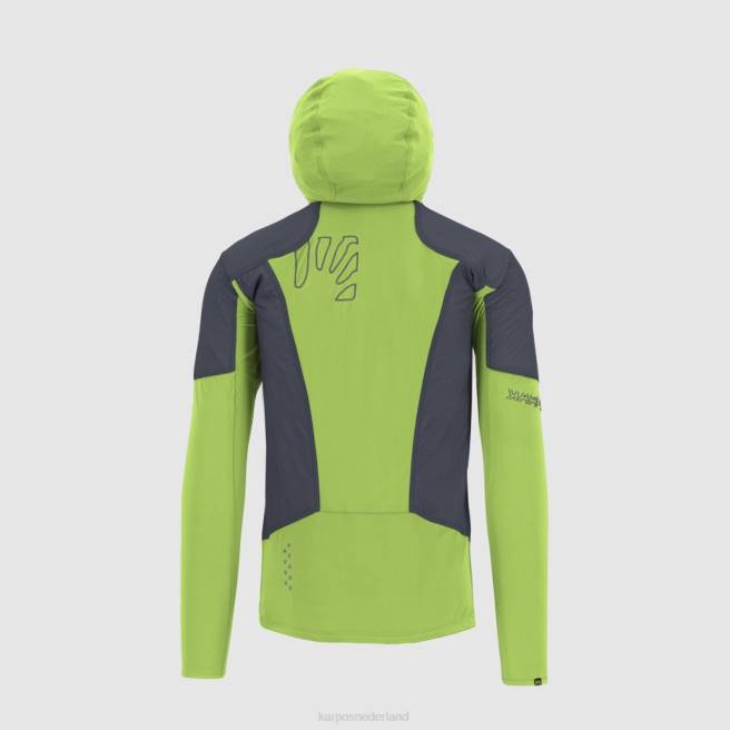 jas| Karpos Heren lavaredo-jasje jasmijngroen/ombre blauw HD6V105
