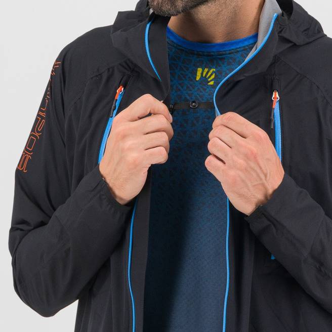 jas| Karpos Heren lavaredo regenjas zwart/indigo b. HD6V64