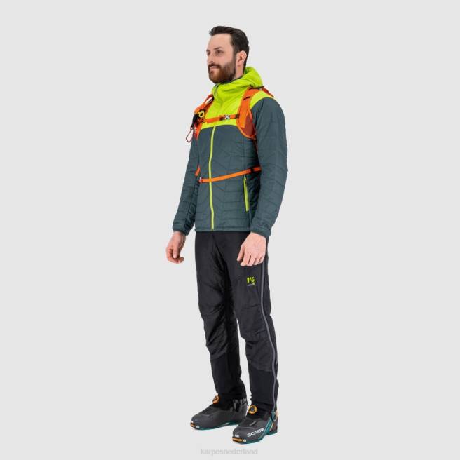 jas| Karpos Heren lyskamm evo-jas donker leisteen/limoengroen HD6V33