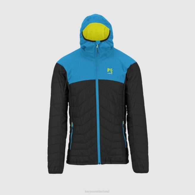 jas| Karpos Heren lyskamm evo-jas zwart/blauw juweel HD6V34