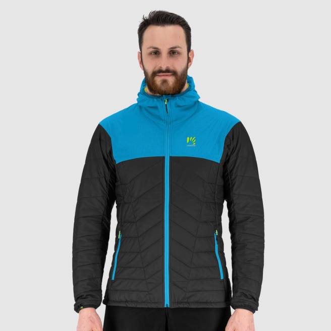 jas| Karpos Heren lyskamm evo-jas zwart/blauw juweel HD6V34