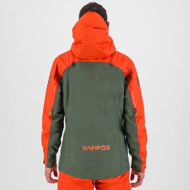 jas| Karpos Heren midi-shelljack tijm/pikante sinaasappel HD6V6