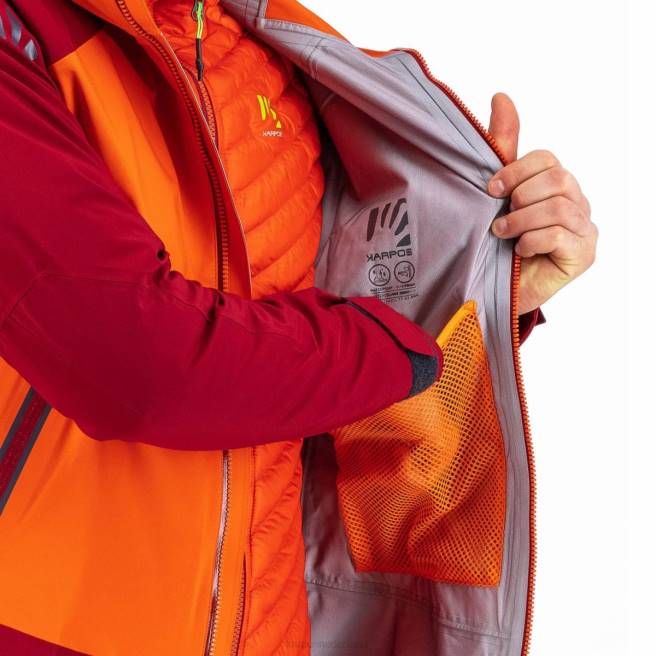 jas| Karpos Heren storm evo-jas grenadine/fietsrood HD6V24