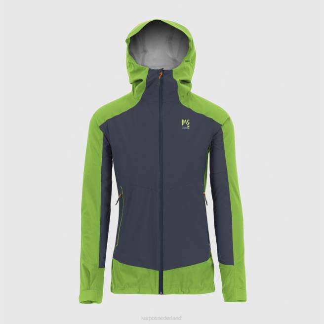 jas| Karpos Heren tijdelijke jas ombre blauw/jasmijngroen HD6V95