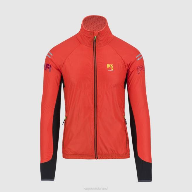 jas| Karpos Heren val altviool jas grenadine/fietsrood HD6V83