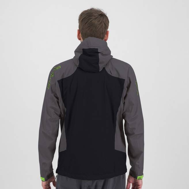jas| Karpos Heren veel regenjas donkergrijs/zwart HD6V100