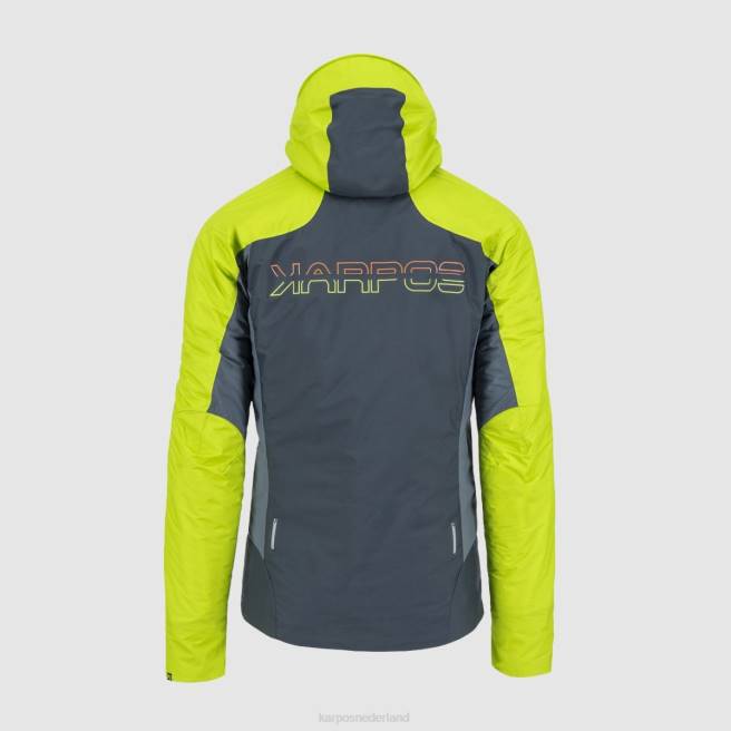 jas| Karpos Heren vinson-jasje donker leisteen/limoengroen HD6V31