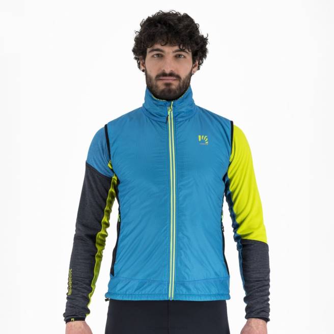 vest| Karpos Heren Federa-vest blauw juweel/zwart HD6V125