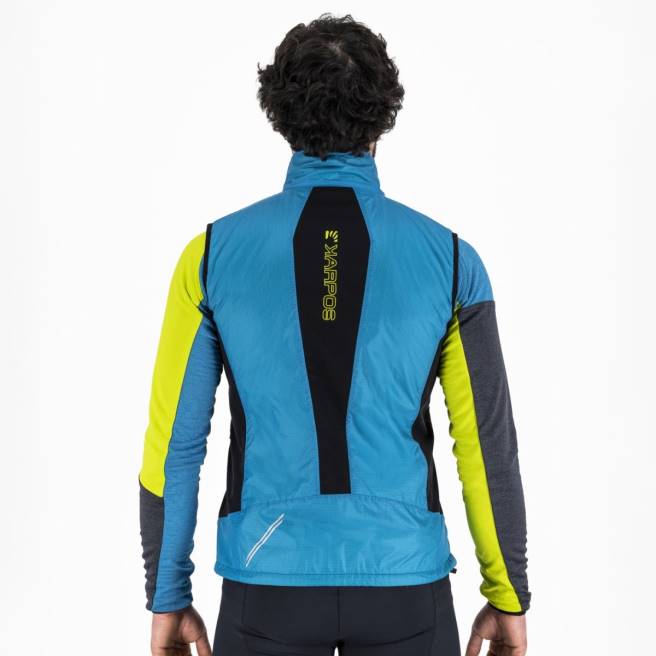 vest| Karpos Heren Federa-vest blauw juweel/zwart HD6V125
