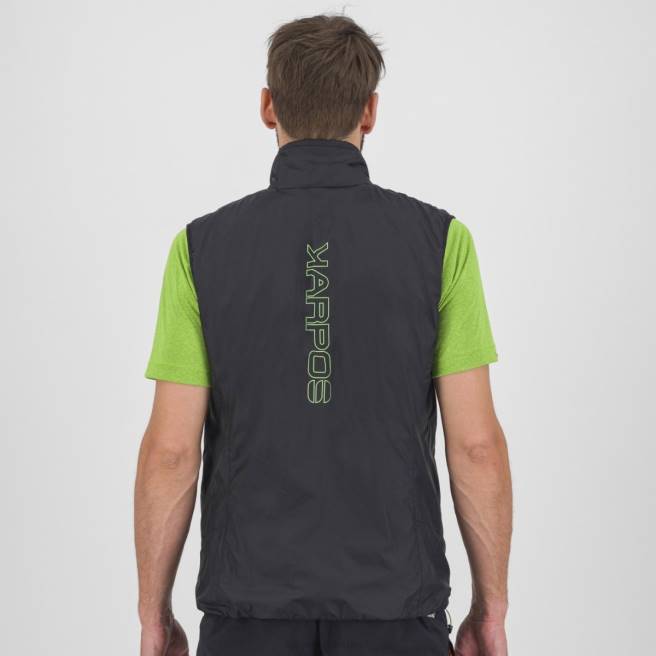 vest| Karpos Heren k-performance hybride vest zwart/jasmijngroen HD6V128