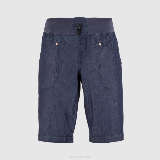 kort| Karpos Heren castegner lichte jeans bermuda donkerblauw HD6V620