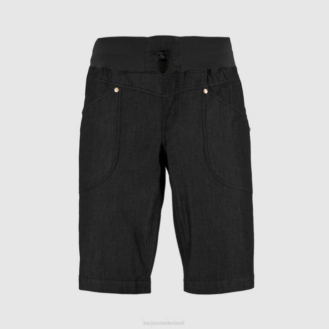 kort| Karpos Heren castegner lichte jeans bermuda zwart HD6V621