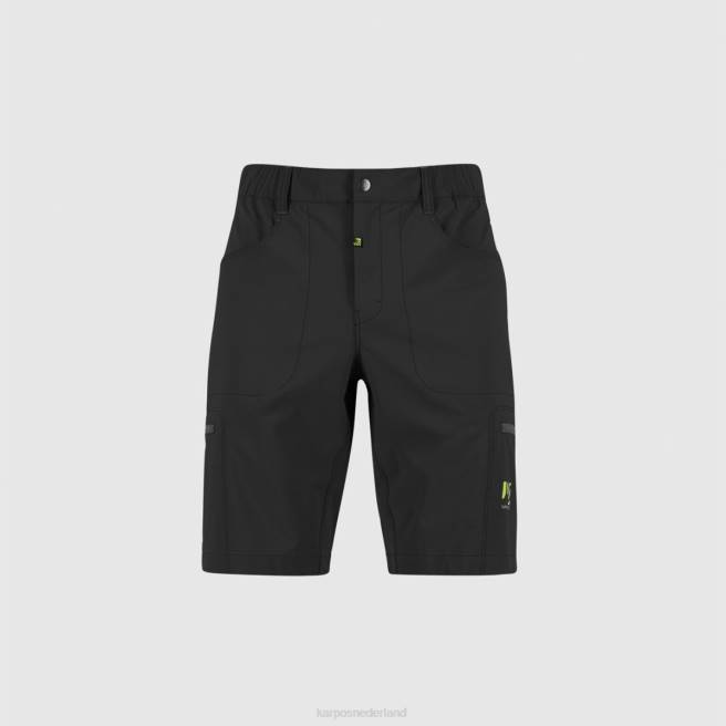 kort| Karpos Heren fantasie bermuda zwart/donkergrijs HD6V678