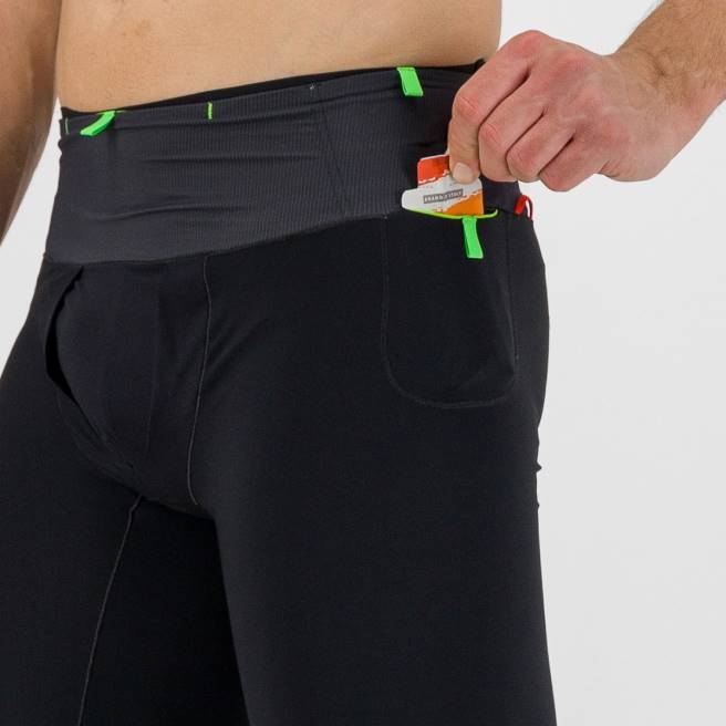 kort| Karpos Heren lavaredo lange boxer zwart HD6V691