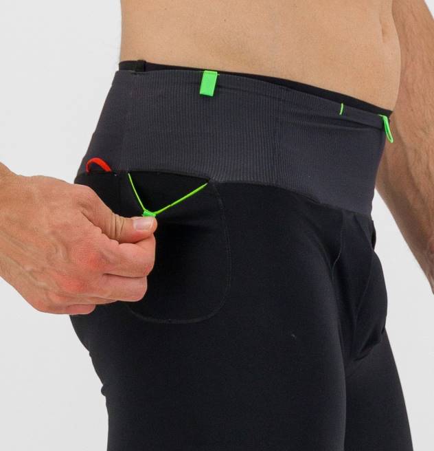 kort| Karpos Heren lavaredo lange boxer zwart HD6V691