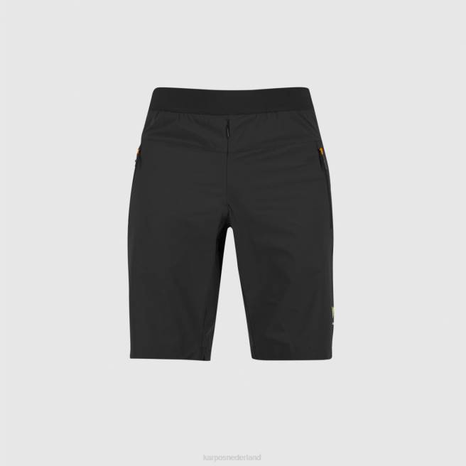 kort| Karpos Heren tre cime bermuda zwart/jasmijngroen HD6V654